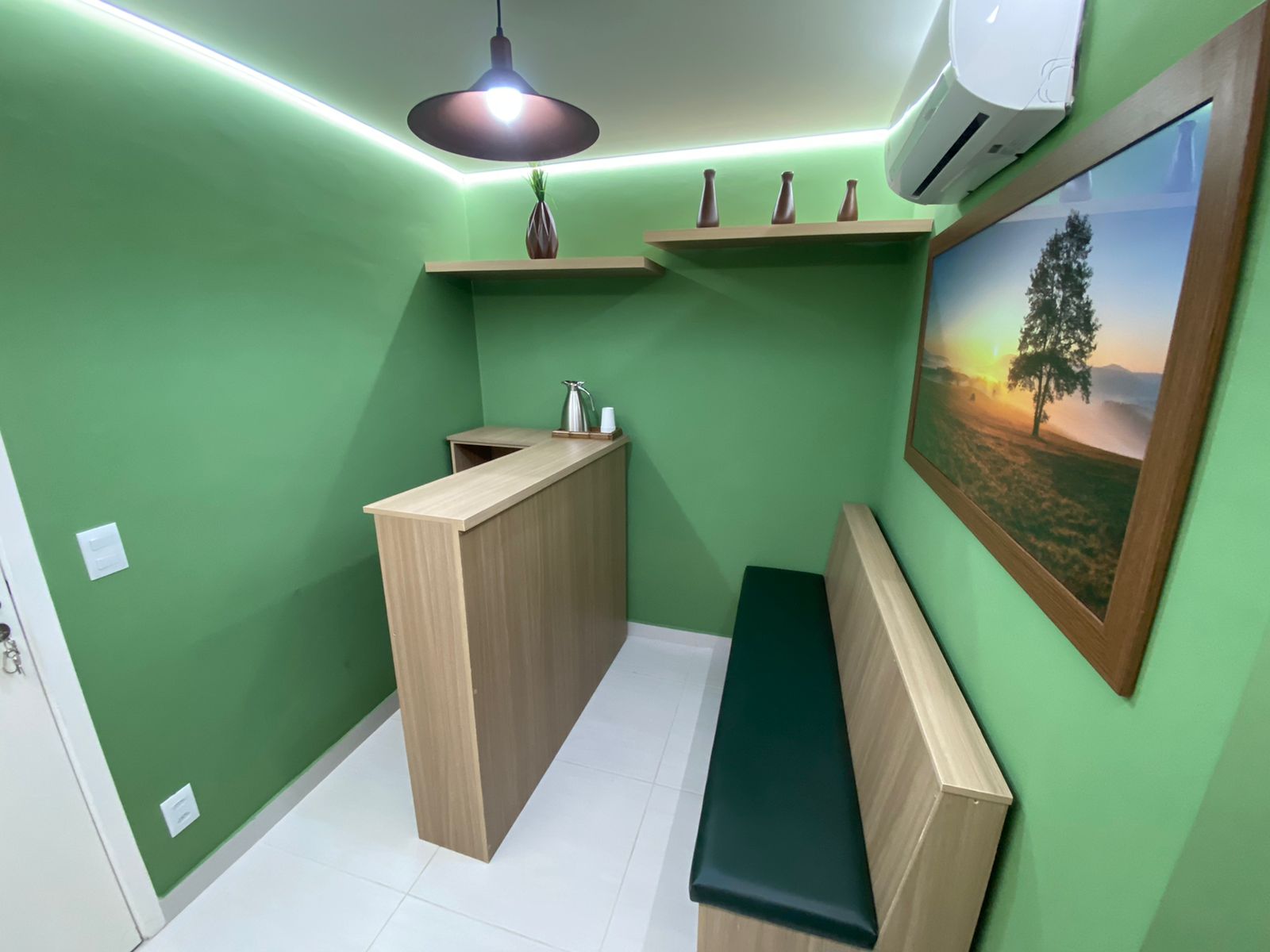 Recepção do consultório